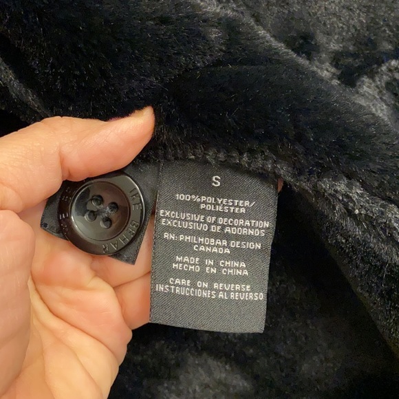 Plaid black/gray cozy coat - Picture 8 of 9